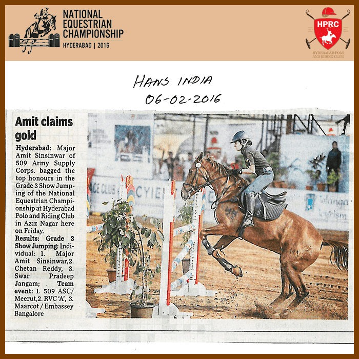 Press Coverage Articles - National Equestrian Championship 2016 - Image 9