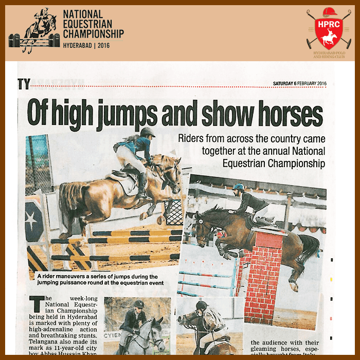 Press Coverage Articles - National Equestrian Championship 2016 - Image 10