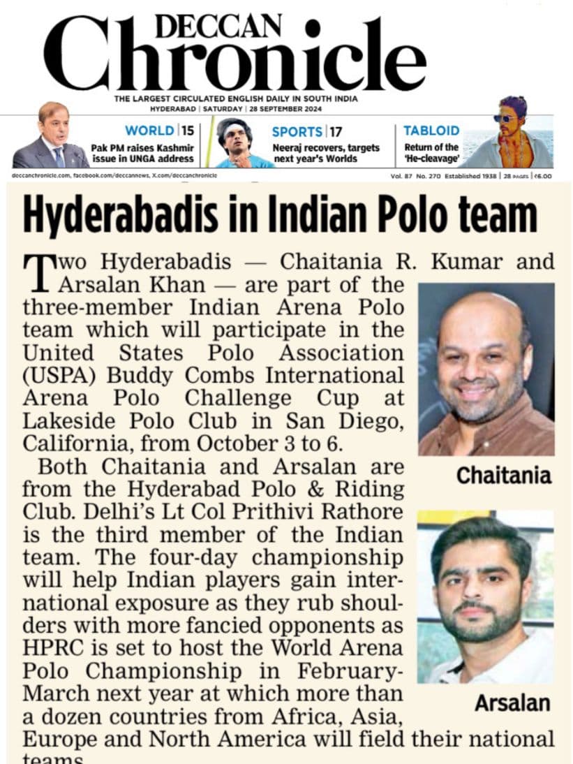 Chaitania Kumar and Arsalan Khan shine on the international stage