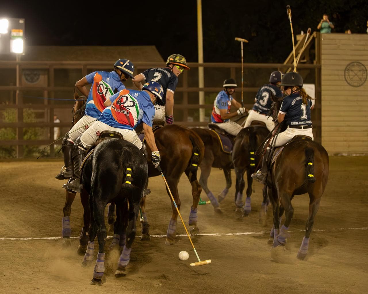 HPRC San Diego 2024 - night polo scrum