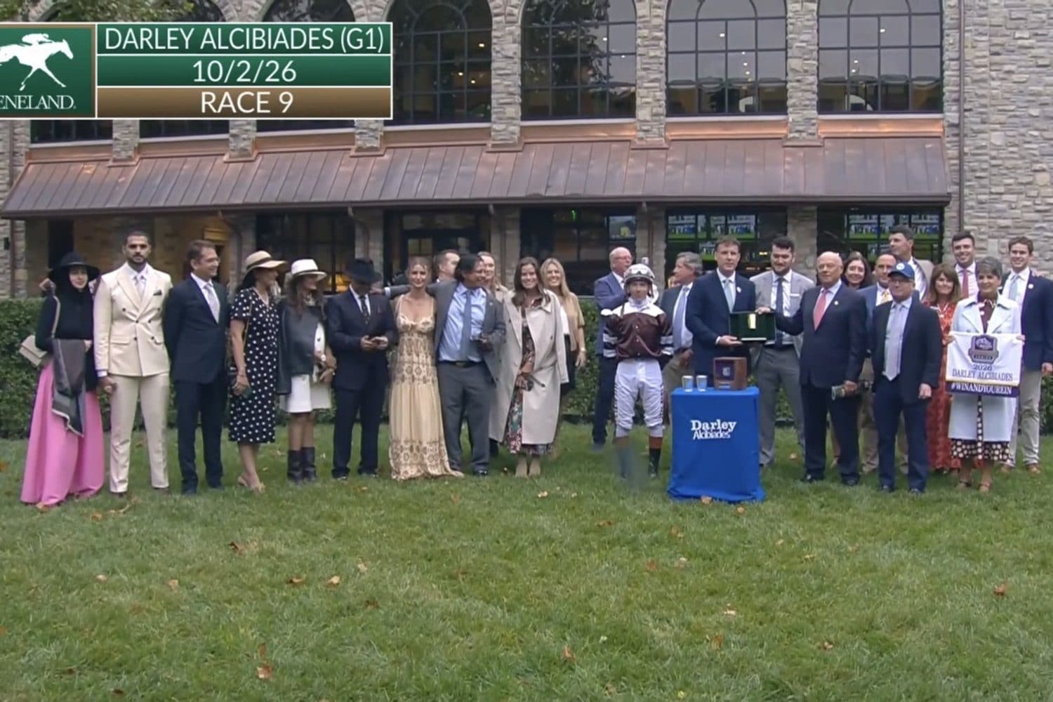 HPRC party in the Keeneland winner's circle