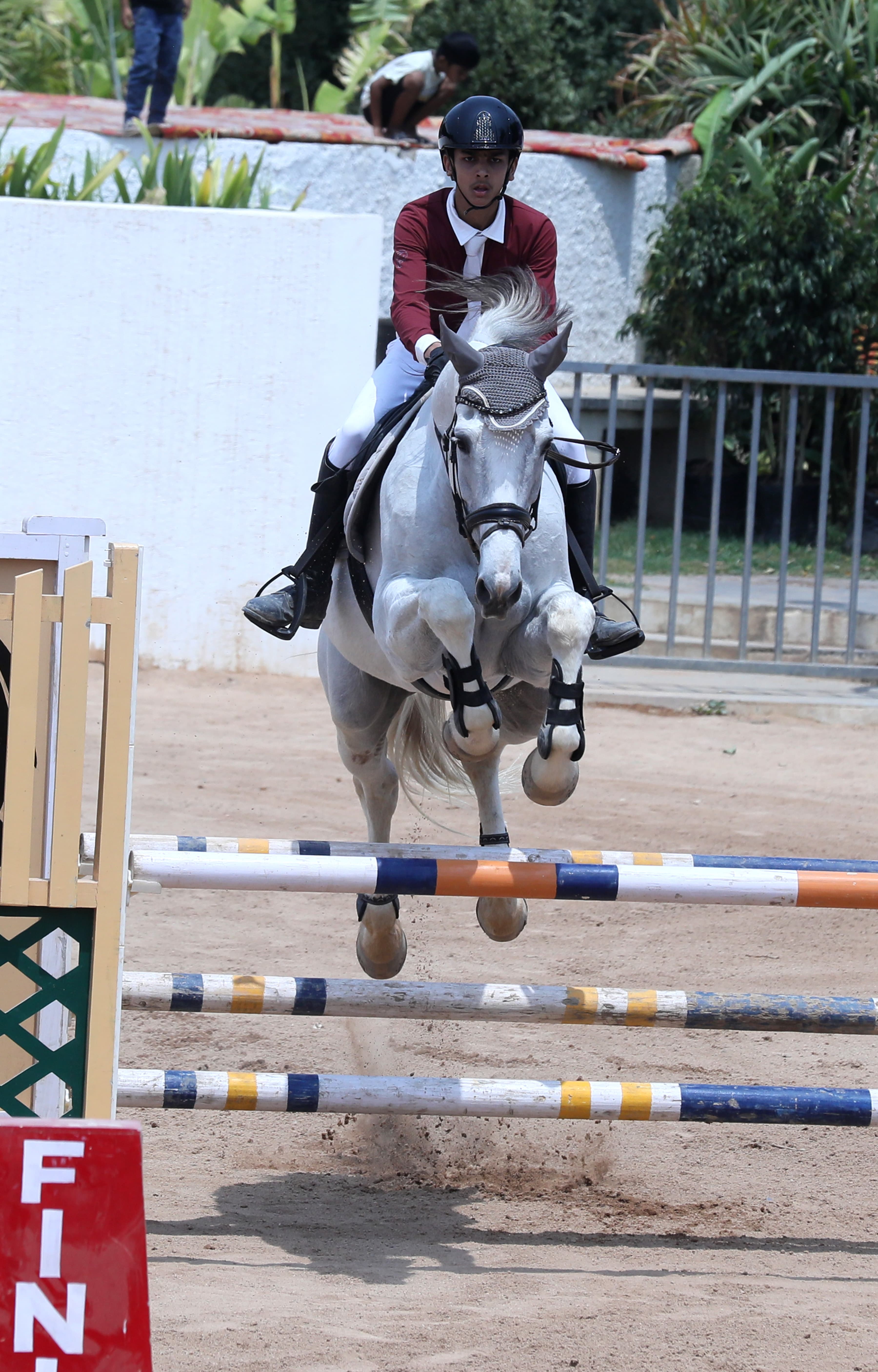 Aamir Shahnawaz competing at HPRC Equestrian Challenge 2026